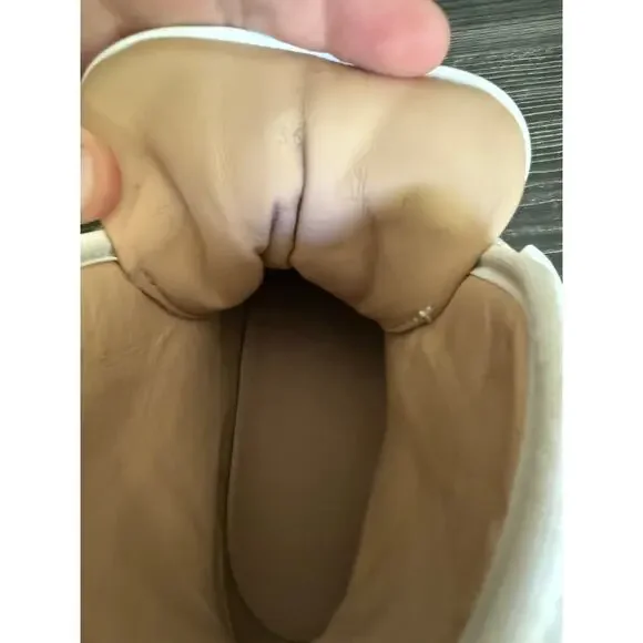 Chloé White Lambskin Leather Sonnie Western High Top Sneakers Sz. 36 - Picture 5 of 11